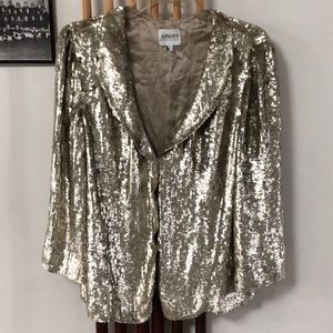 Armani Collezioni Three-Quarter Sleeve Jacket